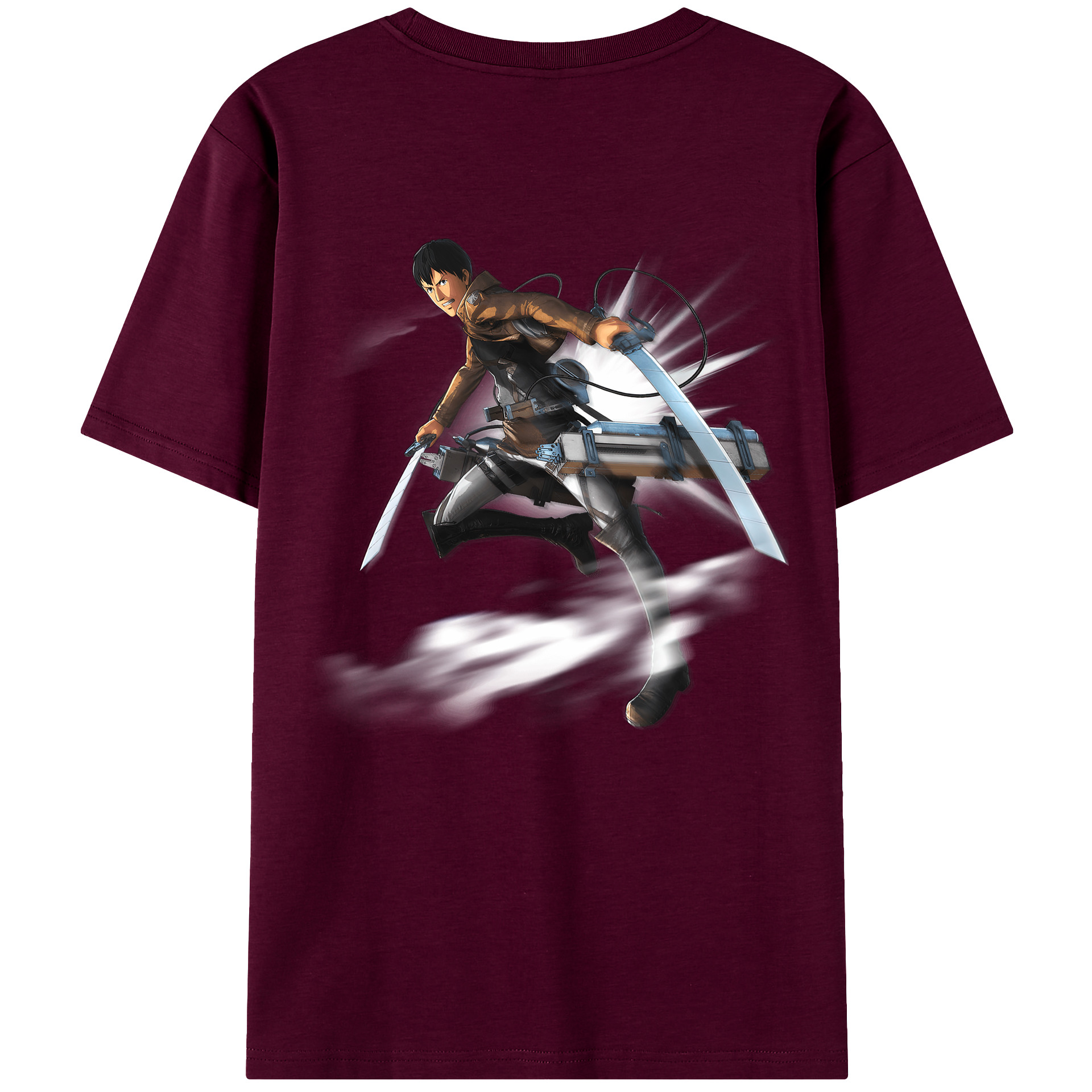 （画像用） 進撃の巨人 ベルトルト・フーバー Attack on Titan Bertholdt Hoover レディース半袖Tシャツ(バックプリント)